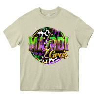 Mossy mardi gras lightning Heavy Core Tee - FaDigitalArtStudio