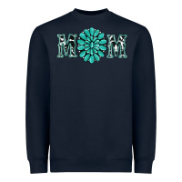 Navy western mom Heavyweight Sweatshirt - RanaPortraitStore