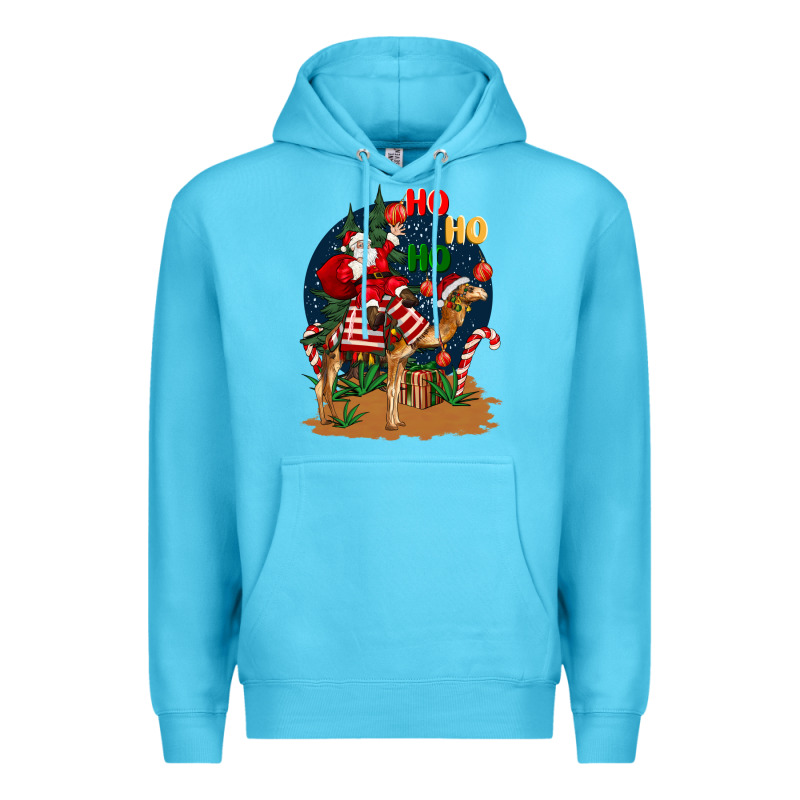 Christmas  Camel With Santa Premium Hoodie by BarkalooDesign | Teevron