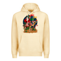Pina Colada Christmas  camel with Santa Premium Hoodie - BarkalooDesign