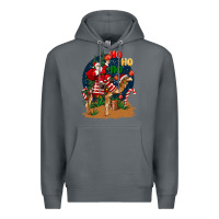 Rock Christmas  camel with Santa Premium Hoodie - BarkalooDesign