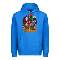 True Royal Christmas  camel with Santa Premium Hoodie - BarkalooDesign