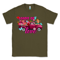 Army Green Loads of love Valentine's day truck Classic Tee - FaDigitalArtStudio