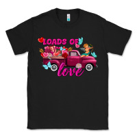 Black Loads of love Valentine's day truck Classic Tee - FaDigitalArtStudio