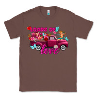 Chestnut Loads of love Valentine's day truck Classic Tee - FaDigitalArtStudio