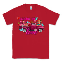 Red Loads of love Valentine's day truck Classic Tee - FaDigitalArtStudio