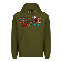 Army Green christmas nurse Premium Hoodie - RanaPortraitStore