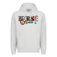 Dove Grey christmas nurse Premium Hoodie - RanaPortraitStore