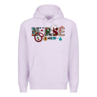 Lilac christmas nurse Premium Hoodie - RanaPortraitStore
