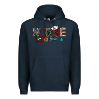 Navy christmas nurse Premium Hoodie - RanaPortraitStore