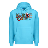 Ocean Blue christmas nurse Premium Hoodie - RanaPortraitStore