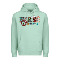 Seafoam christmas nurse Premium Hoodie - RanaPortraitStore