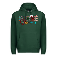Sports Green christmas nurse Premium Hoodie - RanaPortraitStore