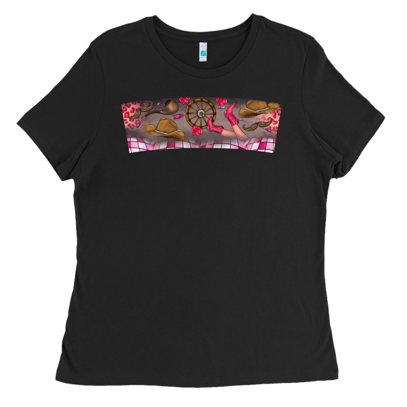 Howdy Valentine Ladies Tee by CowhideDigitalArt | Teevron