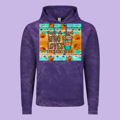 Just A Girl Who Loves Pumpkin Spice Tumbler Vintage Hoodie Designed By Artiststas