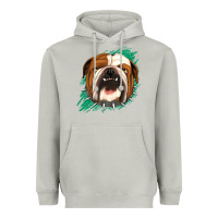 Moon Dust Bulldog Green glitter Heavyweight Hoodie - Jasminsmagicworld