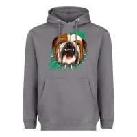 Storm Bulldog Green glitter Heavyweight Hoodie - Jasminsmagicworld