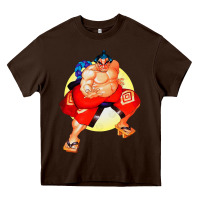 Chocolate Brown #rikishi rank sumo Heavy Core Tee - linhVisuals