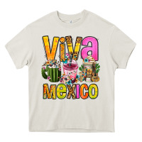 Cream viva mexico mexican coffee cups Heavy Core Tee - FaDigitalArtStudio