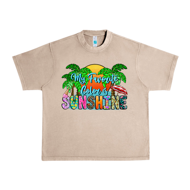 My Favorite Coloris Sunshine Urban Heavy Tee by CowhideDigitalArt | Teevron