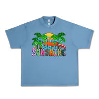 Pebble Blue My Favorite Coloris Sunshine Urban Heavy Tee - CowhideDigitalArt