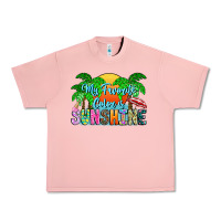 Salmon My Favorite Coloris Sunshine Urban Heavy Tee - CowhideDigitalArt