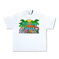 White My Favorite Coloris Sunshine Urban Heavy Tee - CowhideDigitalArt