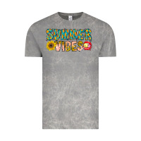 Cloud Rock Summer Vibes Vintage Tee - CowhideDigitalArt
