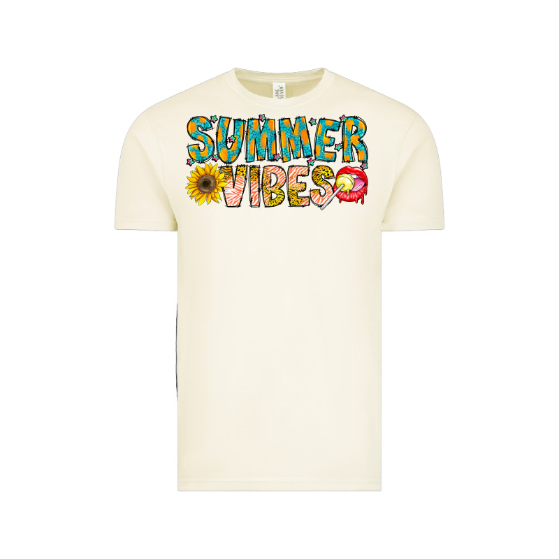 Summer Vibes Vintage Tee by CowhideDigitalArt | Teevron