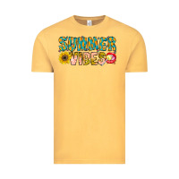 Vintage Mustard Summer Vibes Vintage Tee - CowhideDigitalArt