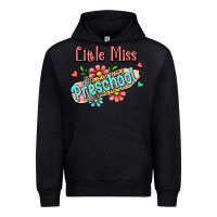 Black little miss preschool Urban Hoodie - RanaPortraitStore