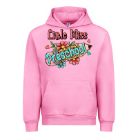Fuchsia Pink little miss preschool Urban Hoodie - RanaPortraitStore