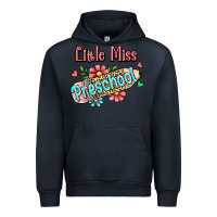 Navy little miss preschool Urban Hoodie - RanaPortraitStore