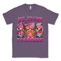 Lavender we fight together breast cancer gnome Classic Tee - BarkalooDesign