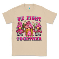 Mushroom we fight together breast cancer gnome Classic Tee - BarkalooDesign