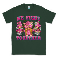 Sports Green we fight together breast cancer gnome Classic Tee - BarkalooDesign