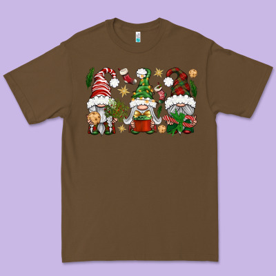 Christmas Gnomes Premium Tee Designed By Bundleandbundleshop
