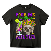Asphalt Skull pour me something mister Heavy Core Tee - FaDigitalArtStudio