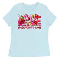 Love Valentines Day Gnome Ladies Tee | Teevron