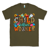 Army Green child welfare worker Classic Tee - OliviaCreatesArt