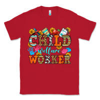 Red child welfare worker Classic Tee - OliviaCreatesArt