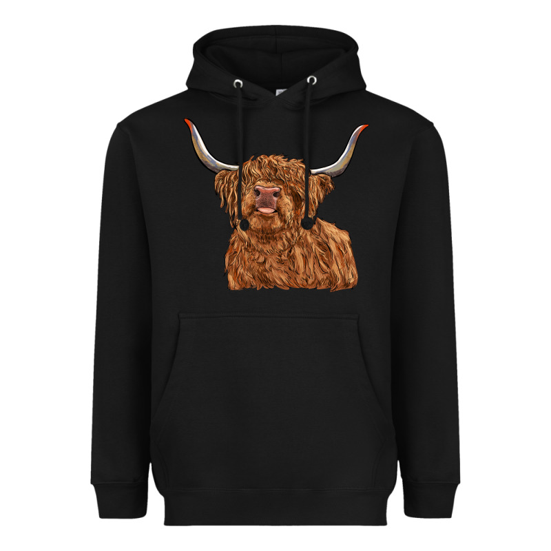Highland Cow Heavyweight Hoodie by RanaPortraitStore | Teevron