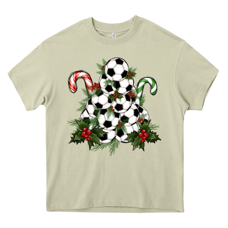 Soccer Tree Christmas Heavy Core Tee by RanaPortraitStore | Teevron