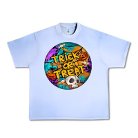 Grape Ice Trick Or Treat Hallowen Round Urban Heavy Tee - LillyAllenDesigns