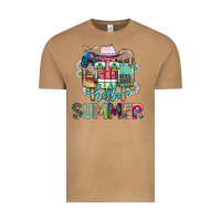 Vintage Camel Hello Summer Vintage Tee - CowhideDigitalArt