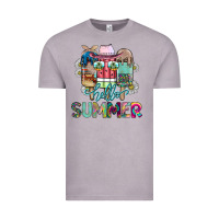 Vintage Zinc Hello Summer Vintage Tee - CowhideDigitalArt