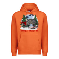 Carrot greetings of the season y'all with armadillo Premium Hoodie - BarkalooDesign