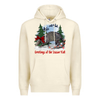 Sandshell greetings of the season y'all with armadillo Premium Hoodie - BarkalooDesign
