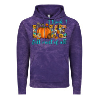 Cloud Purple i think i love fall most of all Vintage Hoodie - Artiststas