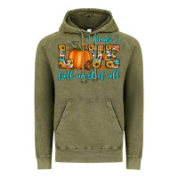 Vintage Olive i think i love fall most of all Vintage Hoodie - Artiststas